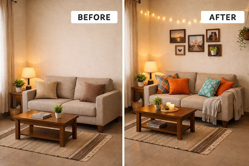 low cost home decor ideas